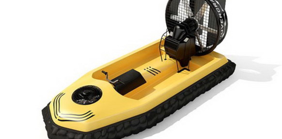 3D модель катера на воздушной подушке